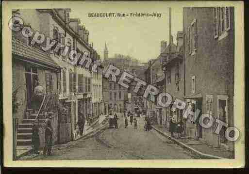 Ville de BEAUCOURT Carte postale ancienne